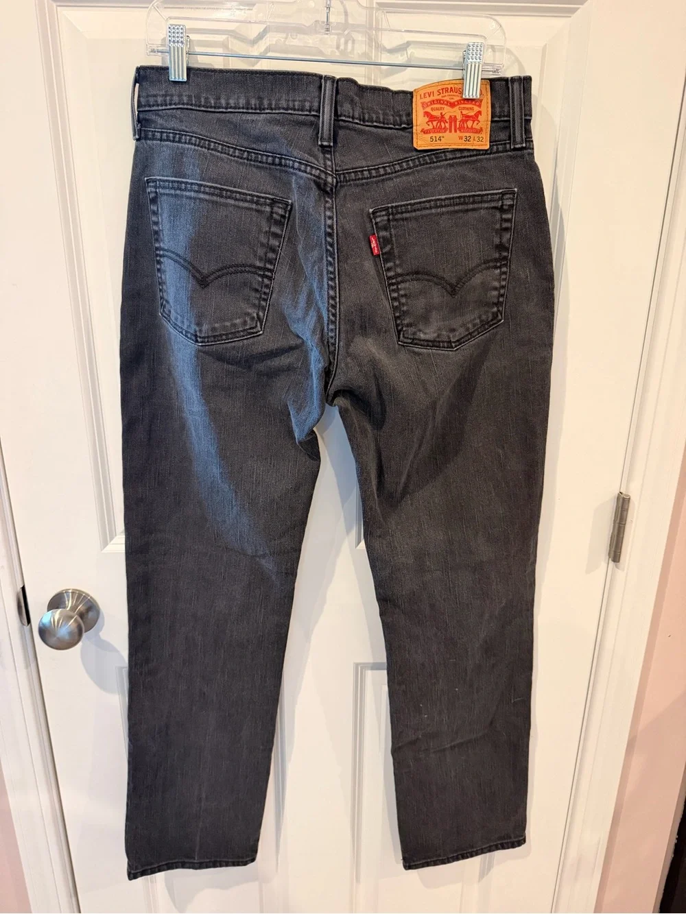 Levi's Men's 514 Classic Straight Leg Jeans Black Size 32x32